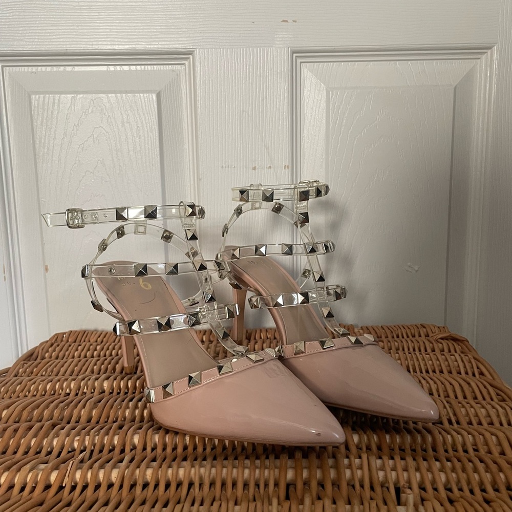 Studded Nude Heels